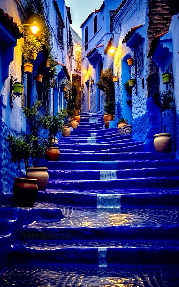 Blue alleyways of Chefchaouen